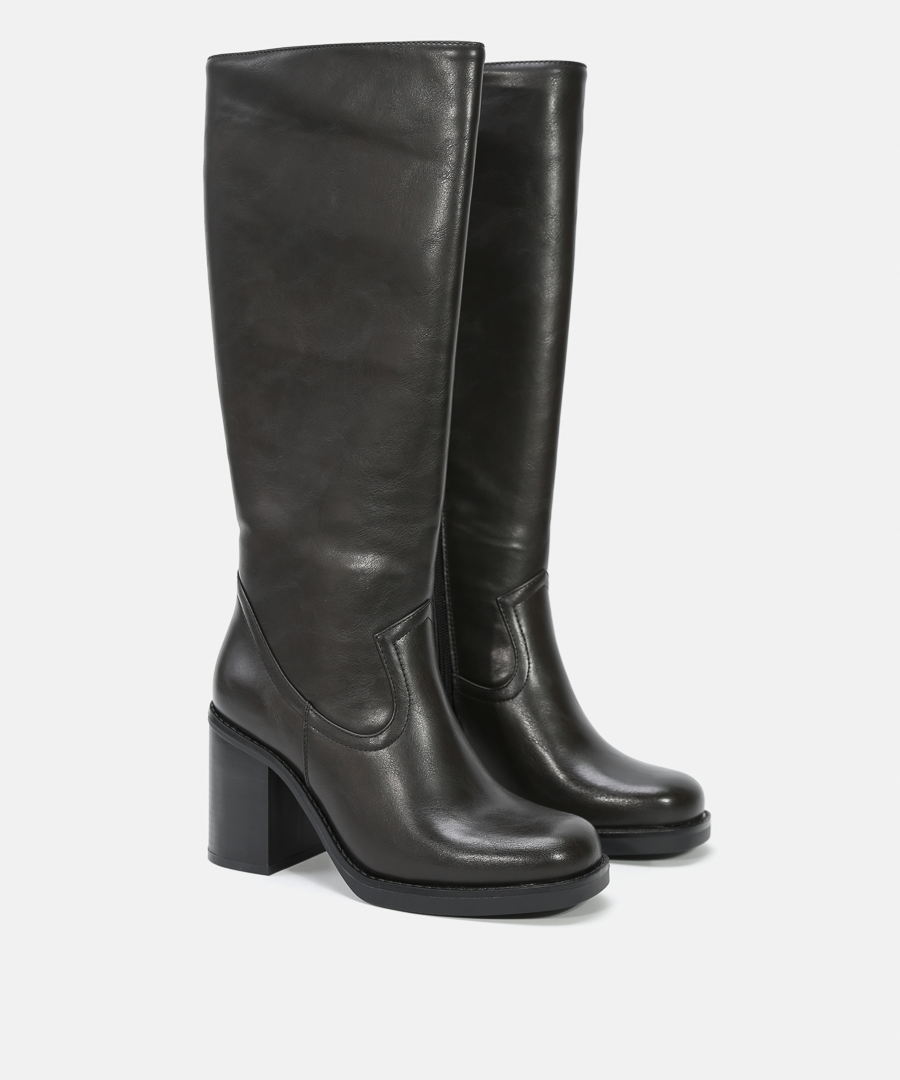 Botas tacón plataforma image number null